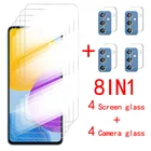Чехол для телефона Samsung Galaxy M52 5G, защитная пленка из закаленного стекла для экрана Samsung M51, M31, M21, M22, M32, M62, защитная пленка для камеры