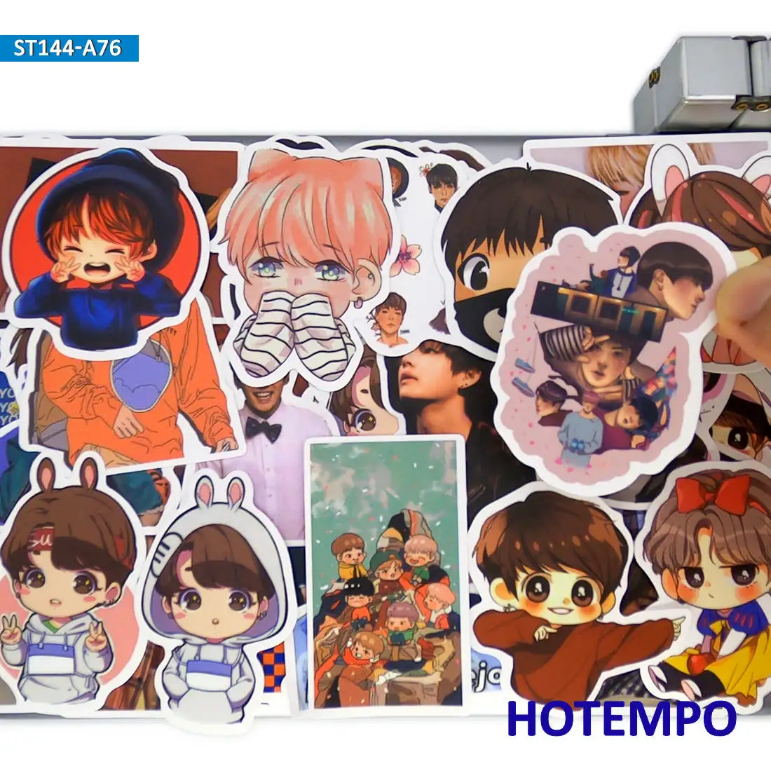 75 шт. модные Kpop Стиль мальчик для мужчин Корея команды милые наклейки любителей