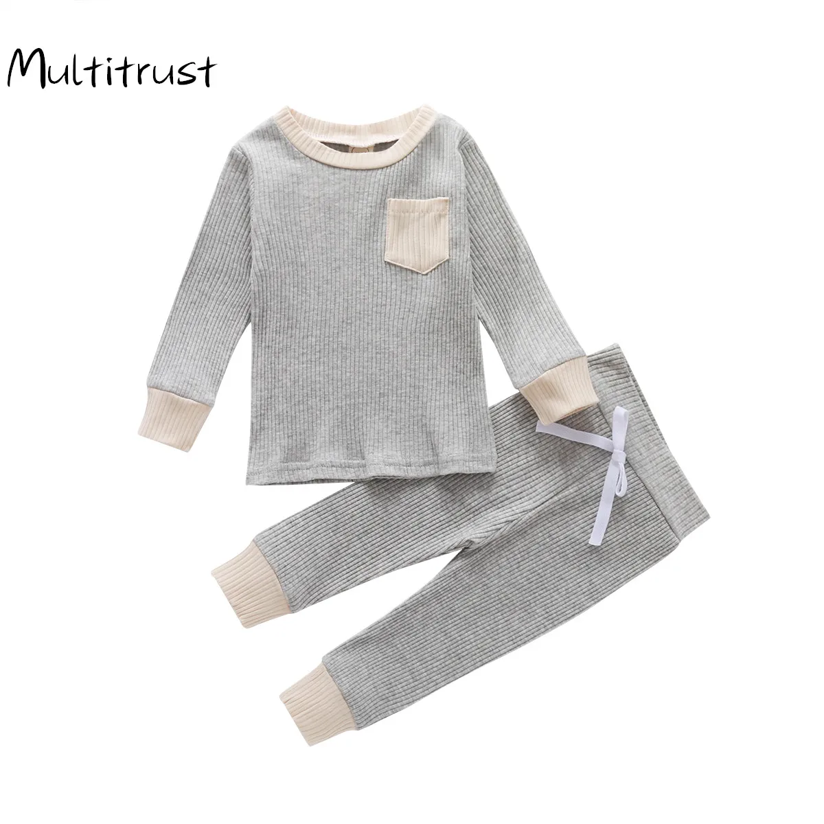 От 1 до 4 лет-Осенние костюмы для маленьких мальчиков и девочек хлопковые