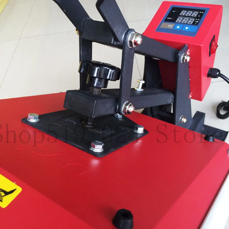 38*38 heat transfer machine flat plate pressing machine small high pressure heat press machine printing T-shirt hot drilling