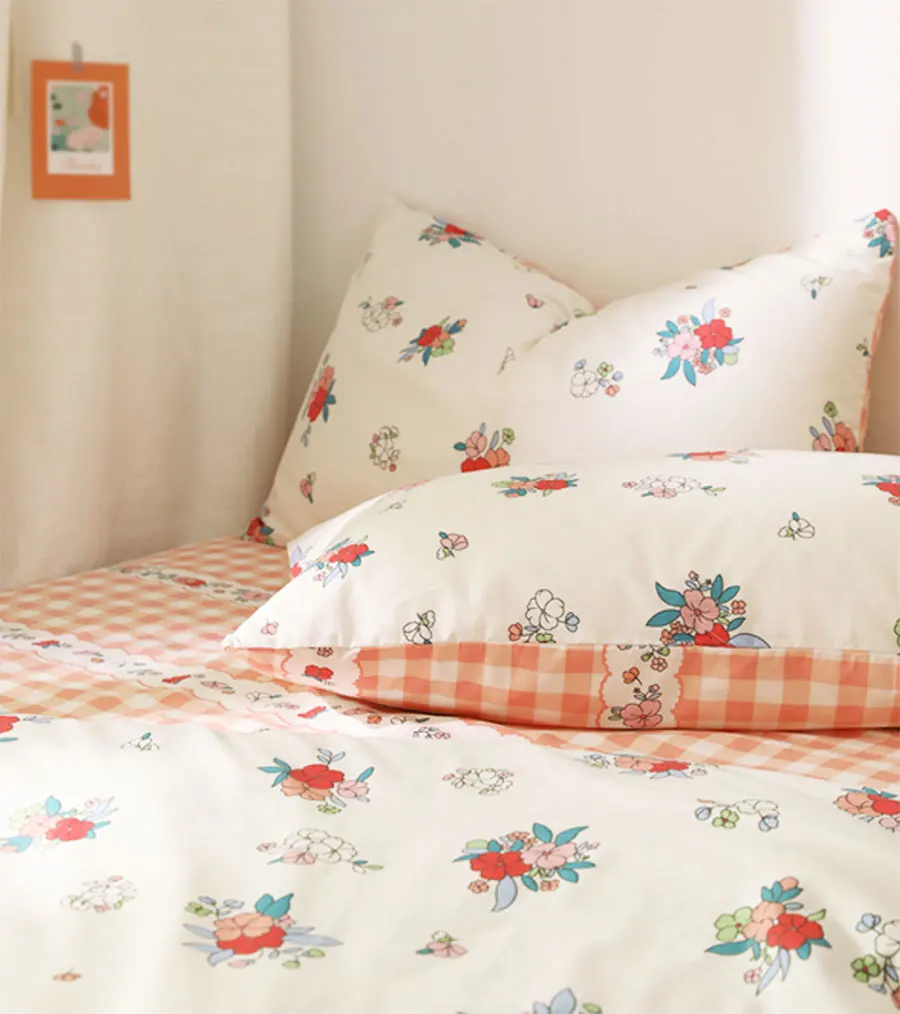 

Romantic beautiful flower bedding set kid teen girl,fashion cotton twin full queen home textile bed sheet pillowcase duvet cover