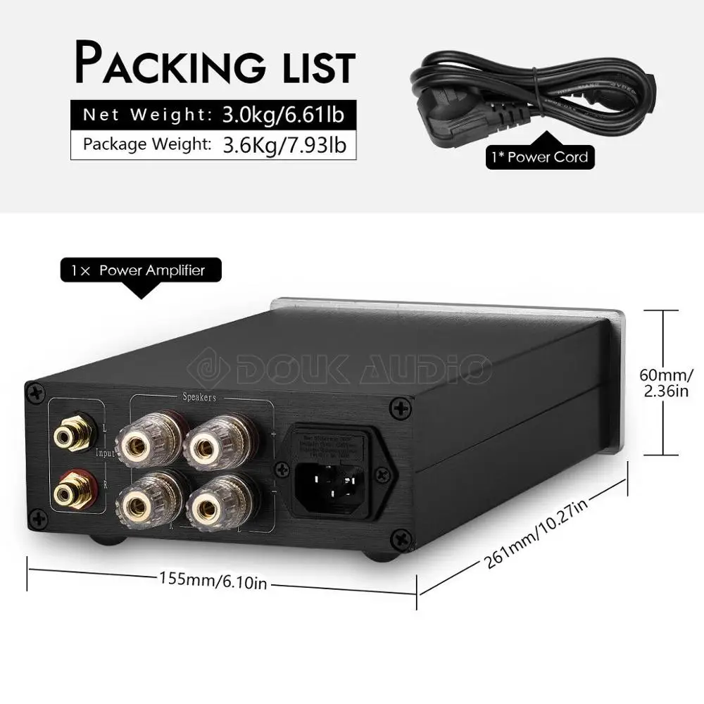 

Nobsound LM1875 / LM3886 HiFi Stereo Power Amplifier Home Audio Amp for Passive Speakers