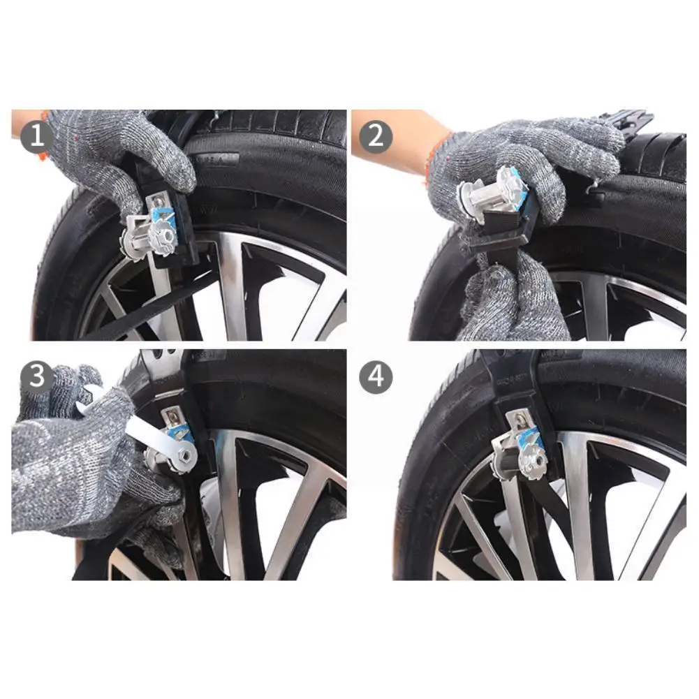

Winter Car Tire Anti-Skid Chains Belt Strap Adjustable Universal Vehicle Auto Anti Slip Tyre Chains For Mud B5O9