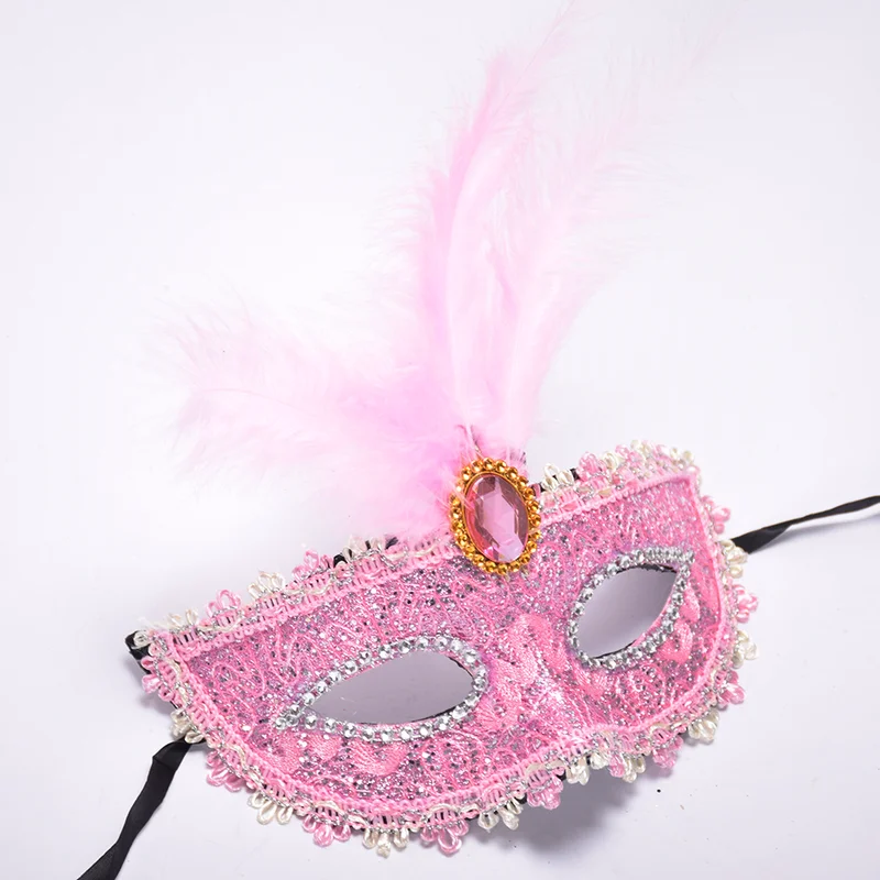 1 шт. Женская Маскарадная маска с перьями и цветами|Аксессуары для костюмов| |