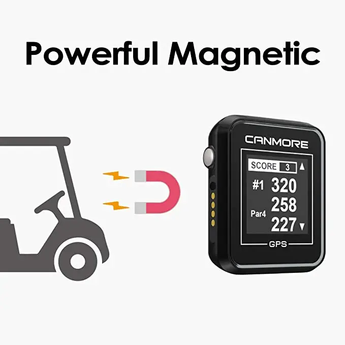 Портативный Golf GPS предварительно загруженный 38000 + бесплатных по всему миру