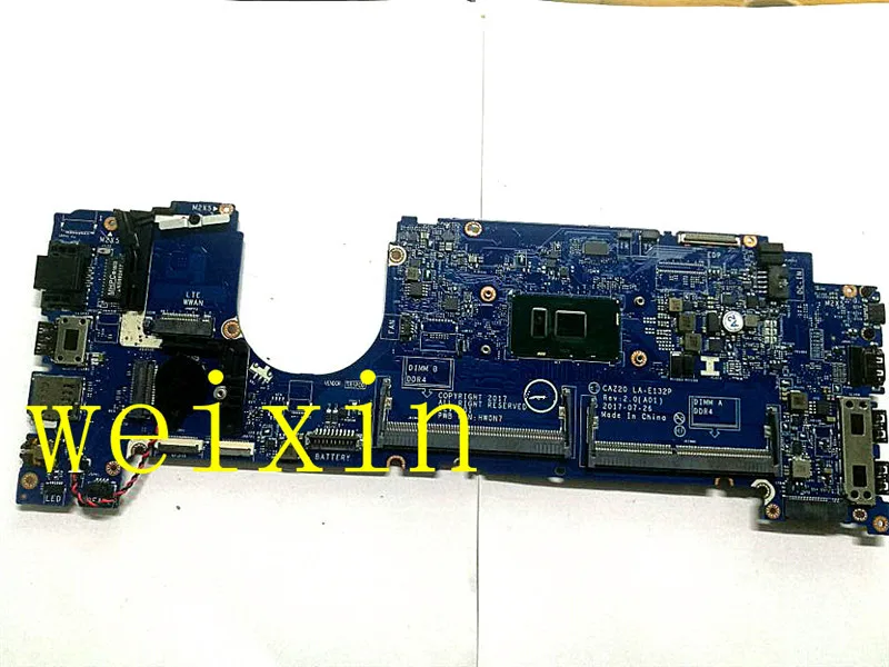 Для dell latitude 7480 E7480 материнская плата MP2YX 0MP2YX CN i5 6300 CAZ20 LA E132P