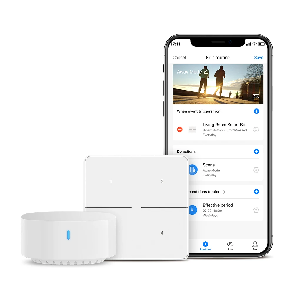 BroadLink Беспроводной Smart кнопки дистанционного Управление переключатель для