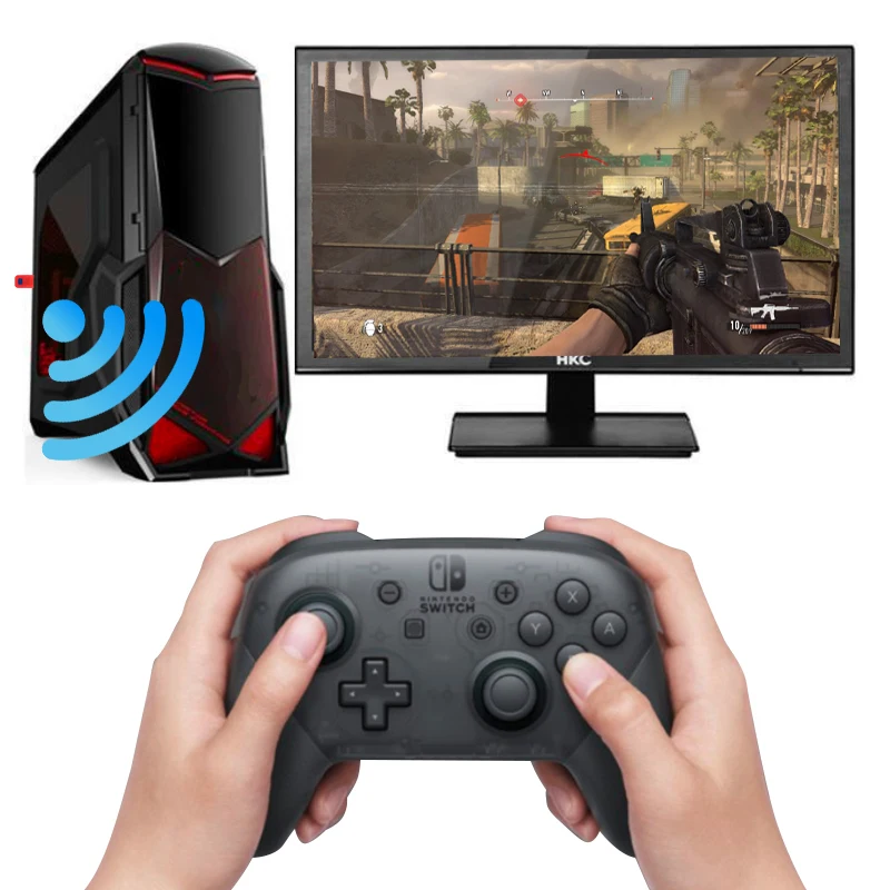 Беспроводной приемник DATA FROG USB Bluetooth адаптер конвертер совместимый с Nintendo Switch PS5 PS4