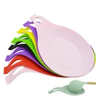 1 шт. силиконовый коврик для Ложки Отдыха изоляции столовых напиток Стекло термостойкий Коврик стол лоток с защитой от ожогов каботажное судно Кухня аксессуары