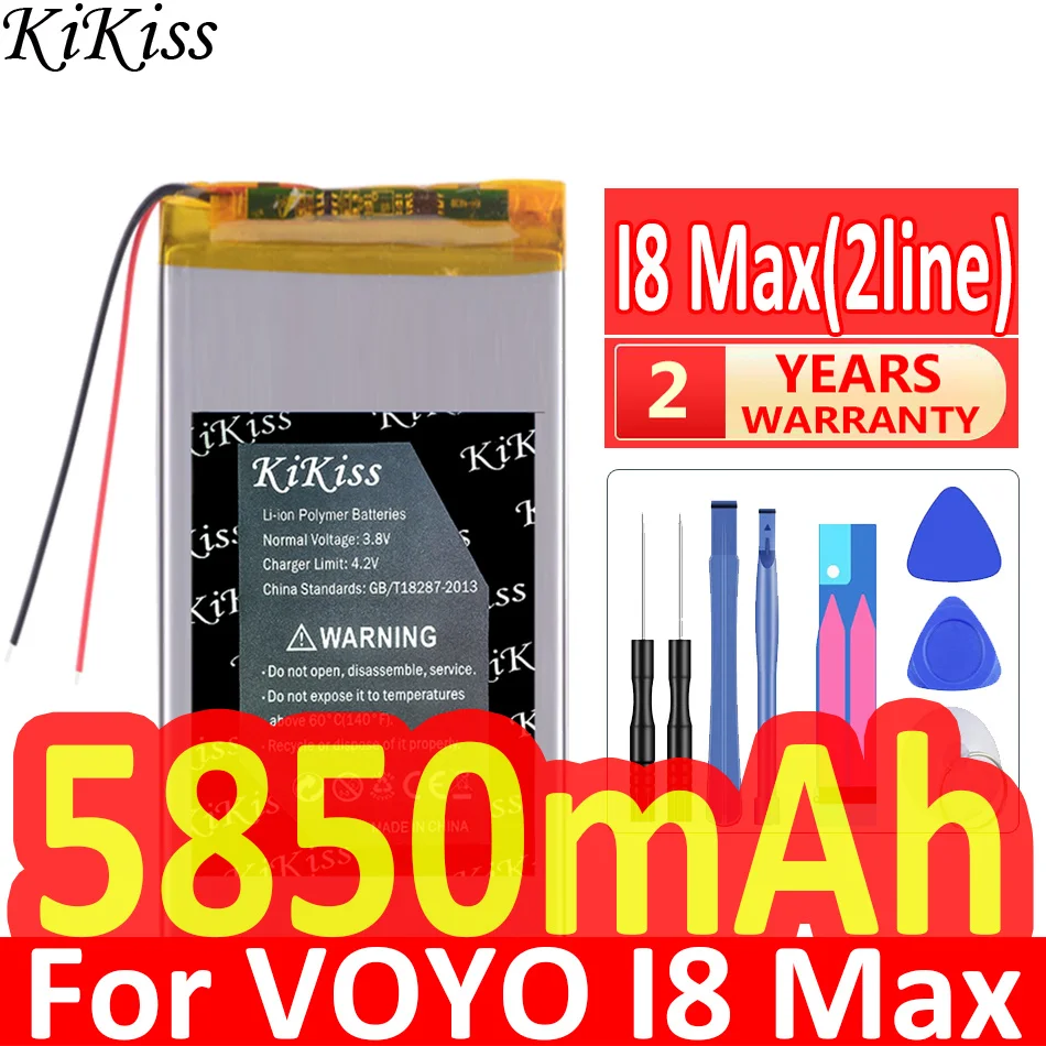 

Мощный аккумулятор 5850 мАч KiKiss I8 Max(2 линии) для VOYO I8 макс. для планшетов PC Аккумулятор 2 провода