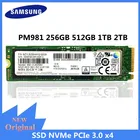 Твердотельный жесткий диск SAMSUNG PM981 2 ТБ дюйма, 1 ТБ, 512 ГБ, 256 ГБ, M.2, NVMe PCIe 3,0x4 NVMe TLC для ноутбуков