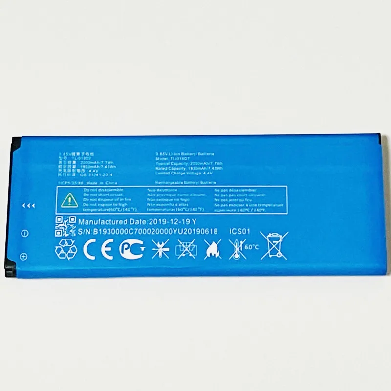 2000 мА/ч TLi019D7 для Alcatel Работает с любым оператором 1 5033X 5033J 5033D 5033T 5033G 5033F 5033Y 5033A 5033 м