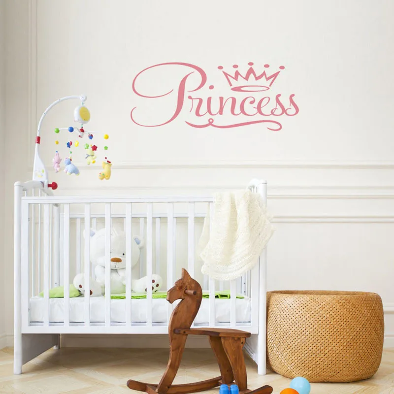 

Декоративные наклейки для детской комнаты, спальни, для девочек, наклейка на стену в виде принцессы