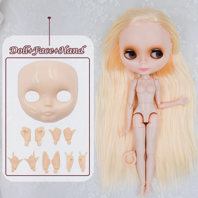Neo Blyth кукла NBL на заказ блестящее лицо, 1/6 BJD шарнирная кукла Ob24 кукла Blyth для девочки, игрушки для детей H NBL 1-24 - Цвет: FHNBL16