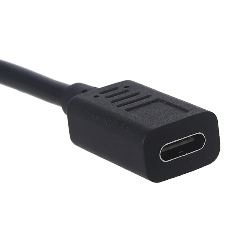 

H9EB 30cm USB 3.1 Type C Male to Female Extension Charging & Sync Short Cable for Hua-Wei Sam-sung Mobile Phone