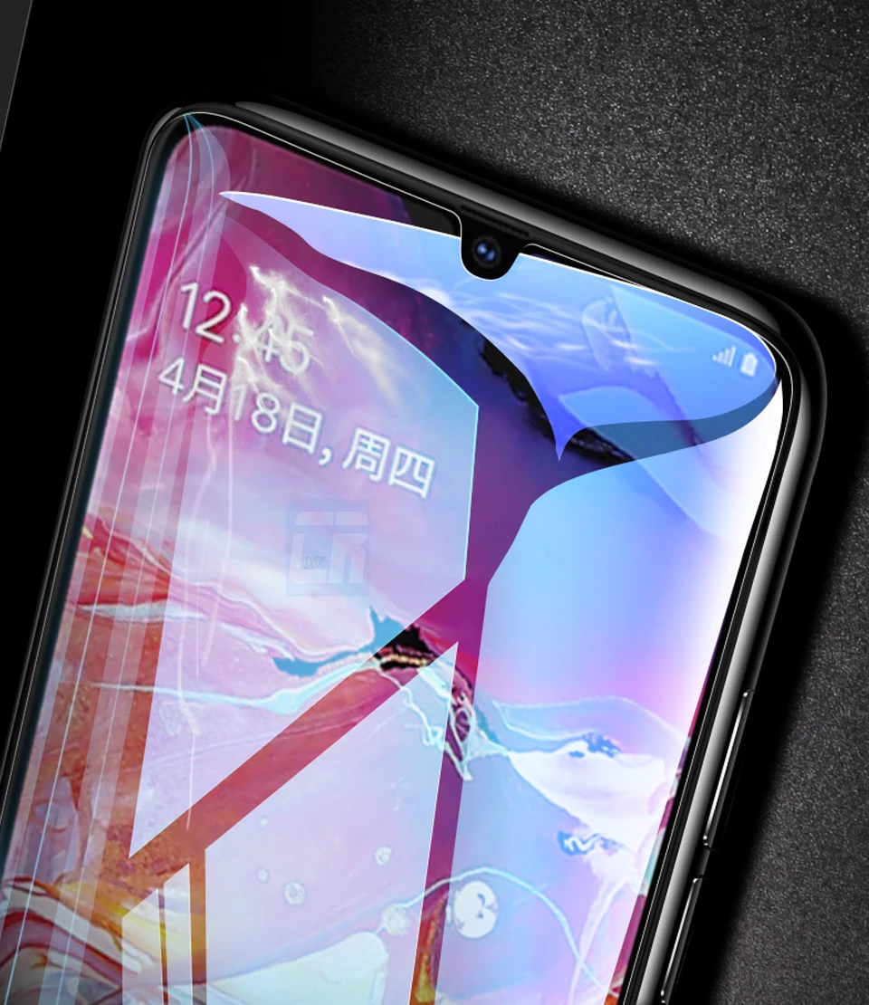 2 шт. HD из закаленного высокопрочного стекла Стекло для samsung Galaxy A90 A80 A70 A60 A50 A40 A30 A20 M40 M30 M20 анти-фиолетовый светильник Экран протектор