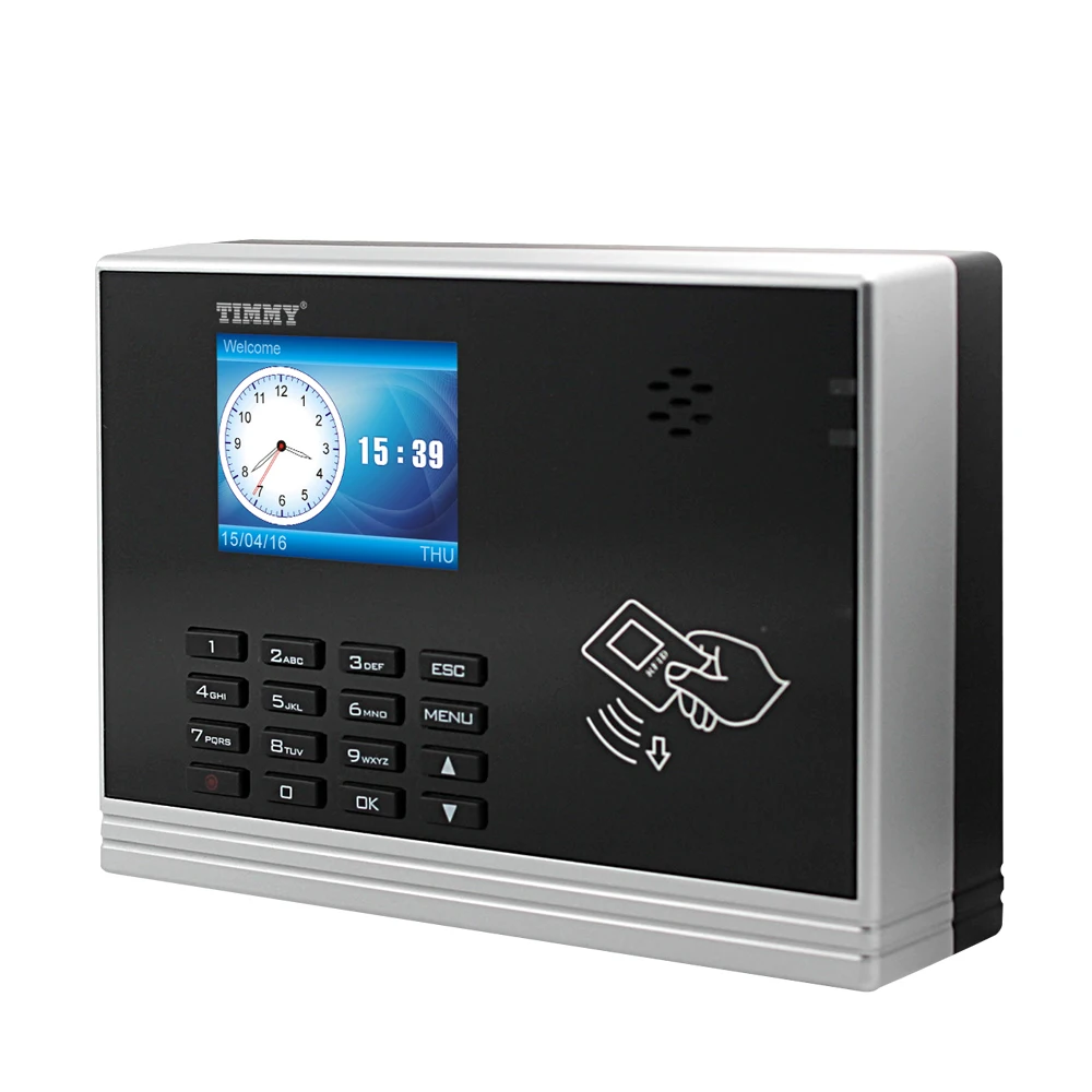 Free Software Keypad 125KHZ 13.56MH card TCP/IP Terminal Time Attendance Recorder For Door Access Control System | Безопасность и