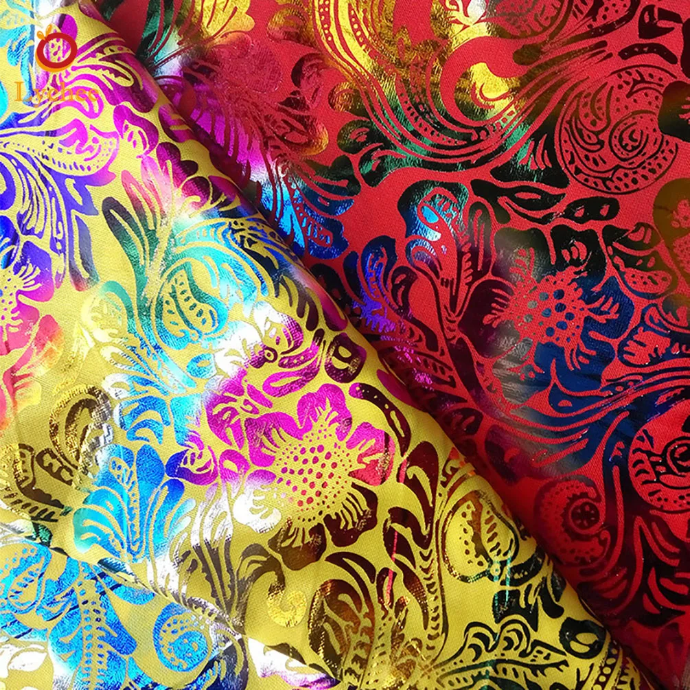 

Shiny Bronzed Fabric Dancewear Swimsuit Cosplay Stage Performance Garment Sewing Fabric Laser Cloth 150cm*50cm