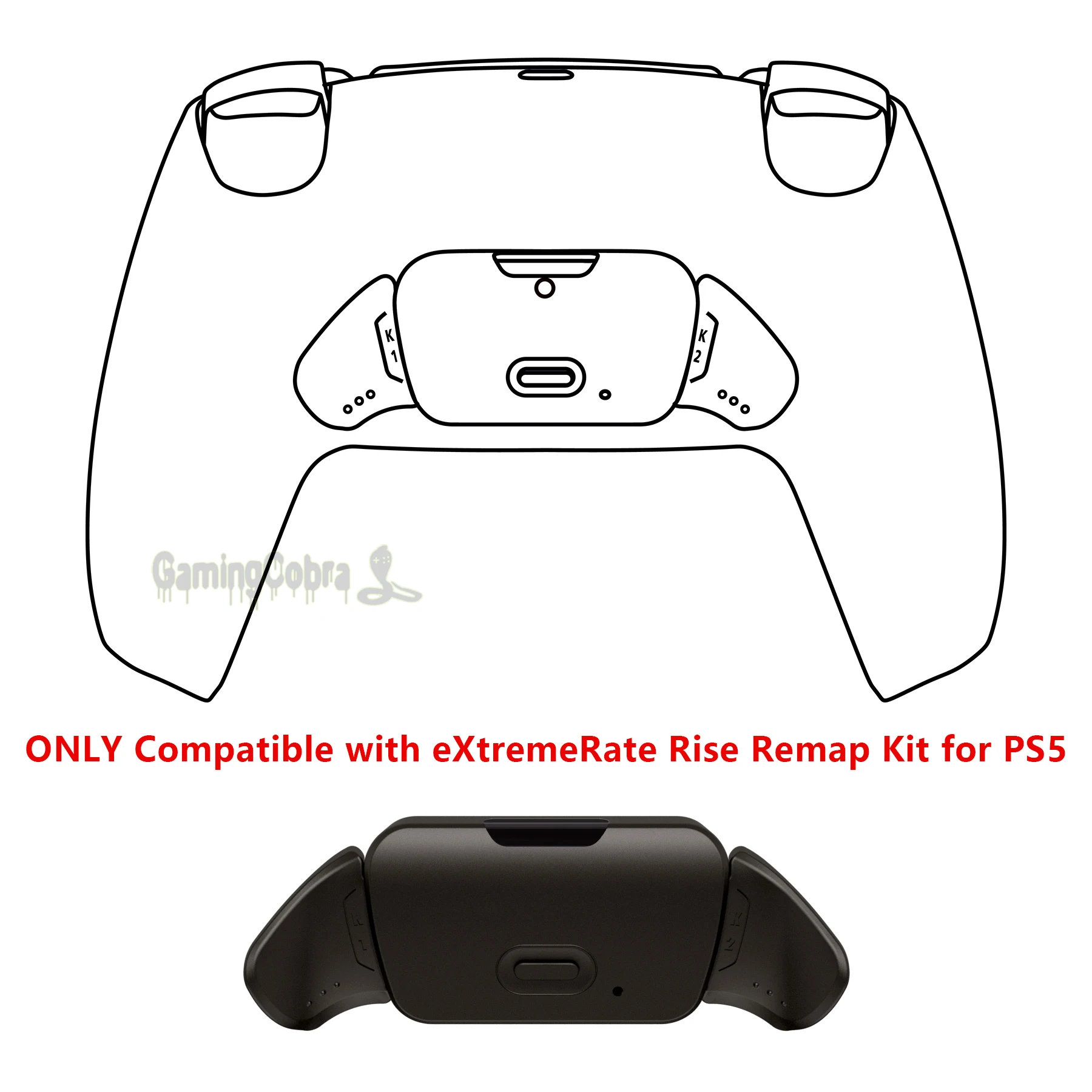eXtremeRate Real Metal Buttons (RMB) Version K1 K2 Housing &amp Remap PCB Board for PS5 Controller RISE Kit | Электроника