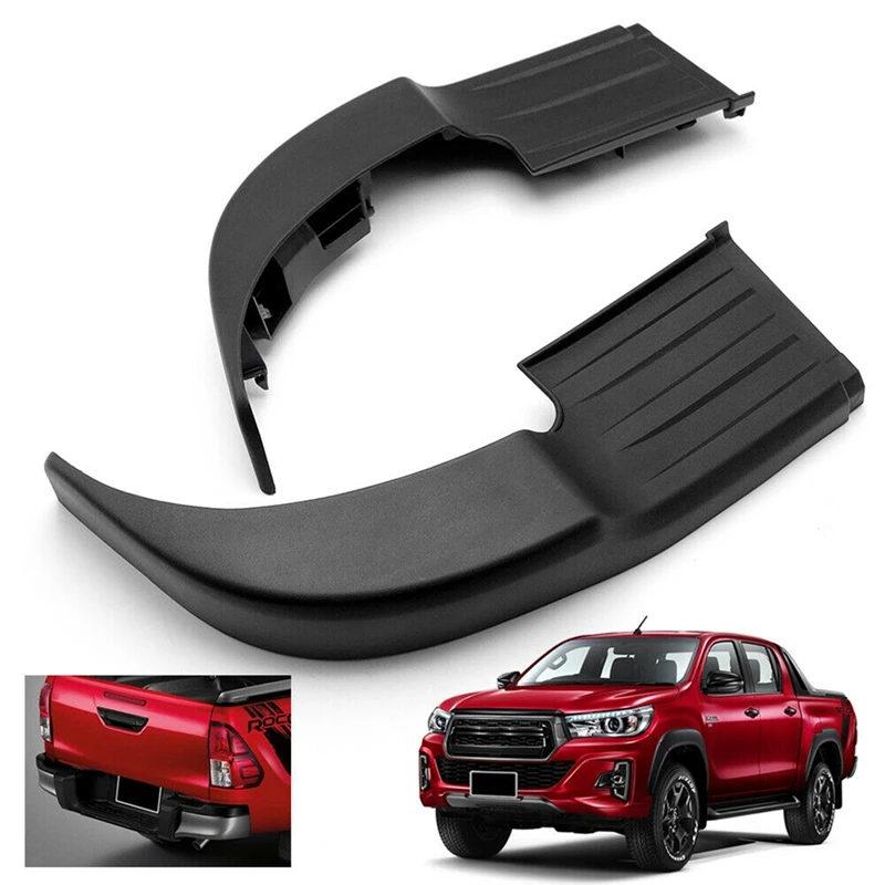 Черная ступенчатая пластина заднего бампера для Toyota Hilux Revo Rocco 2015 -2019 | Автомобили
