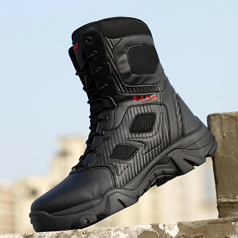 

High Top Tactical Boots Bota Masculina Mountain Shoes Man Desert Combat Military Boot Botas Tacticas Militares Para Hombre