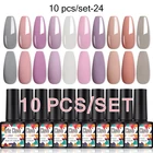 Гель-лак для ногтей Arte Clavo 10 шт.компл. 8 мл набор для маникюра полуперманентный отмачиваемый фотолак для ногтей