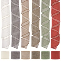 30meterslots grid hemp ribbons home party decor bowknot diy craft gift packaging material6colorslot5meterscolor
