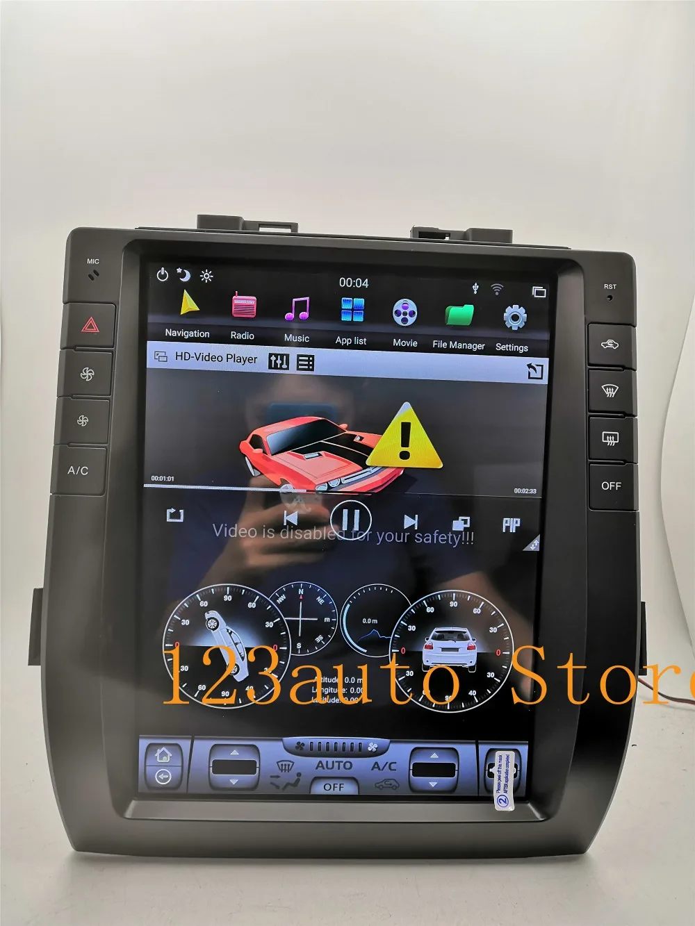 13 дюймов вертикальный экран Tesla стиль Android 8,1 Авто DVD gps навигатор плеер для TOYOTA Alphard ips PX6