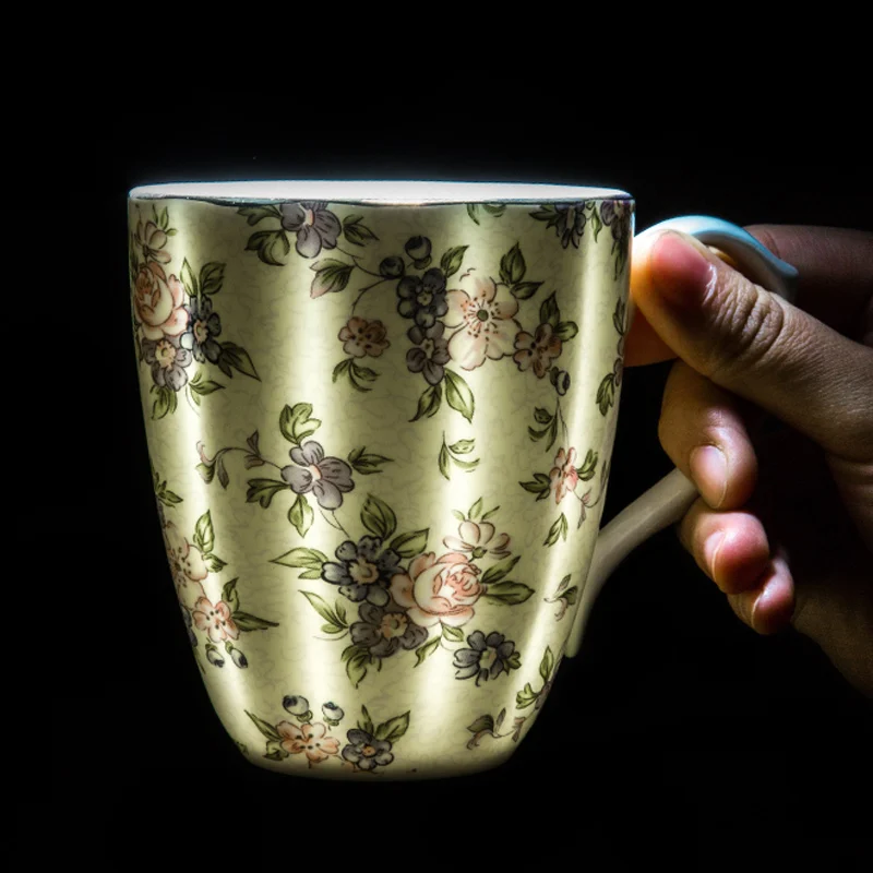 Фарфоровая кофейная кружка популярный дизайн Альбера тонкие кости Китай | Дом и