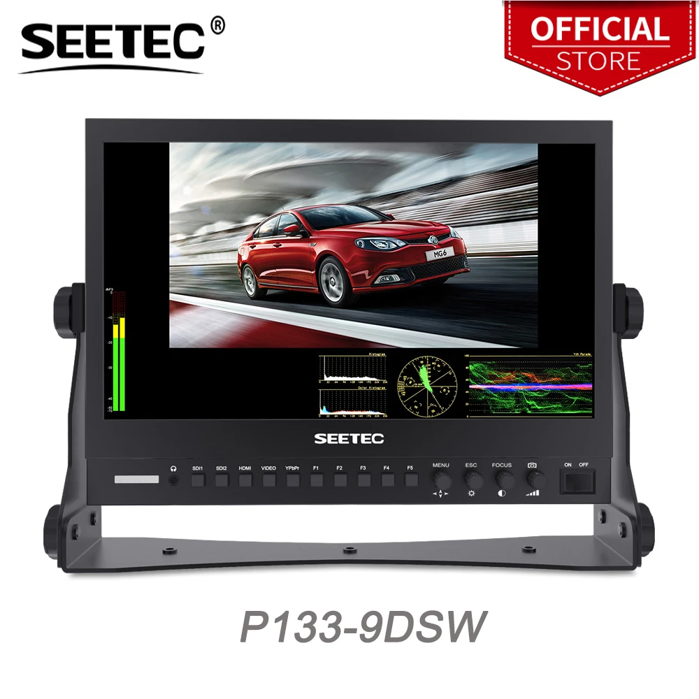 Монитор вещания 13,3 дюймов IPS FHD 1920x1080 с 3G-SDI/HDMI Waveform/Vector Professional Desktop LCD Monitor