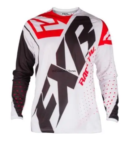 

2021 new top motocross Jeresy mx Downhill Jersey MTB Offroad long motorcycle dh moto Racing Cycling hombre T-shirt men FXR DH