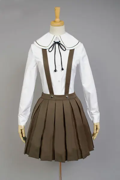Школьная Униформа Fujisaki Chihiro из данганронпа пальто рубашка платье наряд аниме