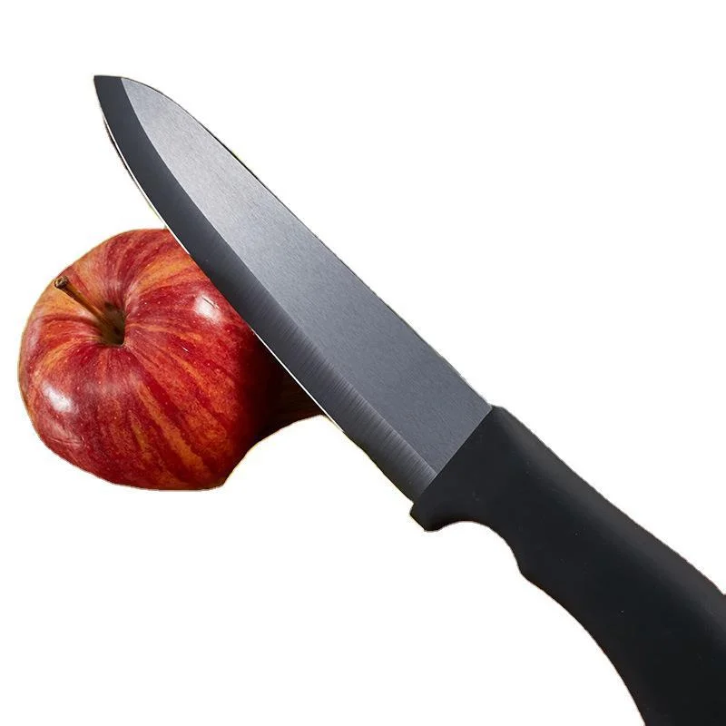 6-дюймовый Керамический нож с черным лезвием черный керамический для фруктов