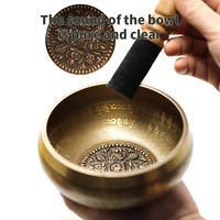 12cm new design nepal chakra yoga singing bowl buddhism brass tibetan bowls