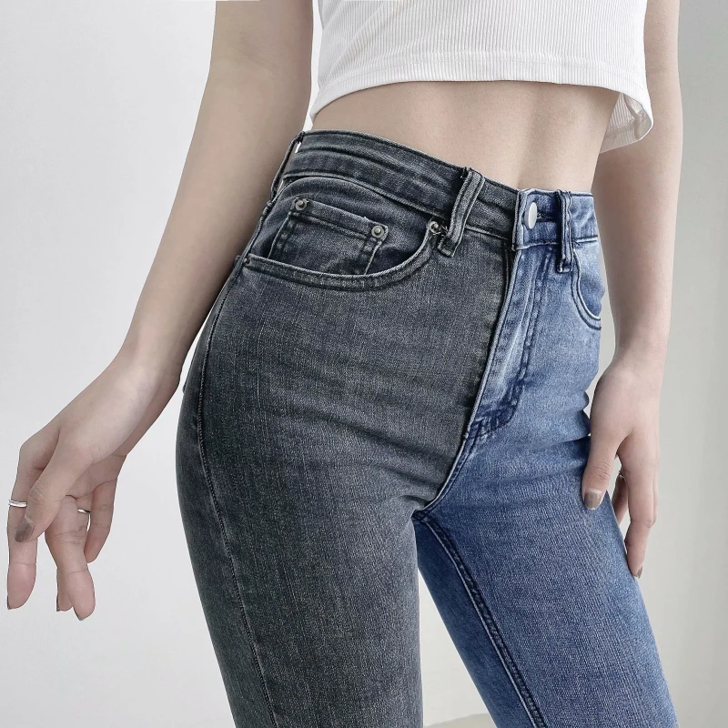 

Womens Juniors Classic High Waist Denim Skinny Jeans Ladies Fashionable High Waist Tight Trousers High Quality Comfortable Pants