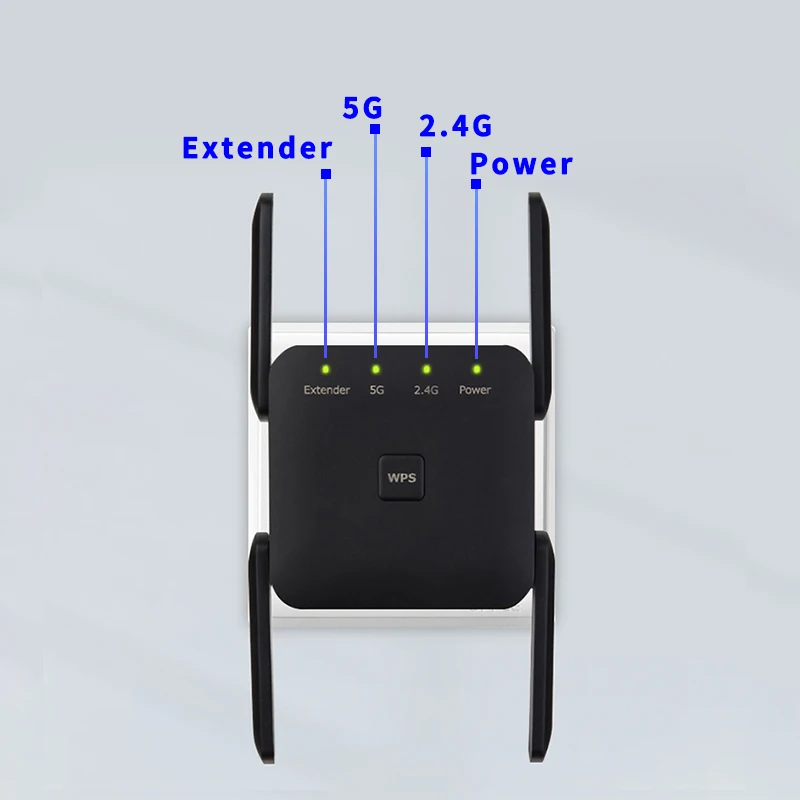 Wi Fi ретранслятор 1200 Мбит/с Беспроводной расширитель двухдиапазонный усилитель 2