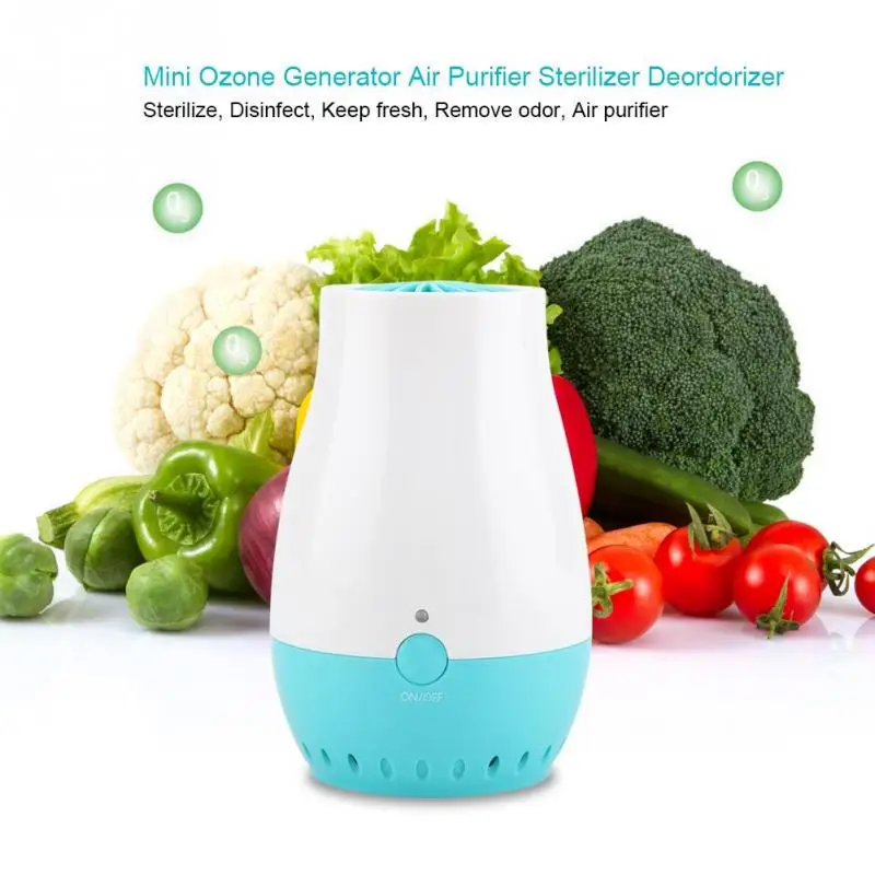

Portable Ozone Generator Air Purifier Refrigerator In Addition To Smell Sterilization Rechargable lithium Battery-Powered O3 5mg