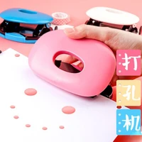 handle 2 hole punch ring album paper cutter diy a4 loose leaf puncher scrapbooking tools office binding supplies