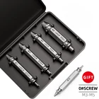 Набор из 5 шт., экстрактор поврежденных винтов, направляющая сверла, экстрактор поврежденных болтов, экстрактор винтов, легкое удаление, экстрактор болтов