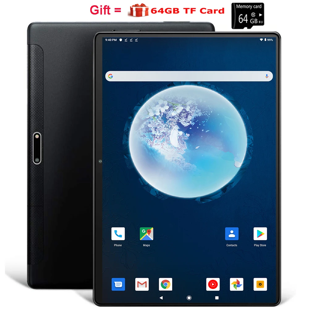 LNMBBS M10 4G планшет Android 9 0 нетбук планшеты 10 дюймов 1280x800 SC9863A Восьмиядерный 4 Гб ОЗУ 64