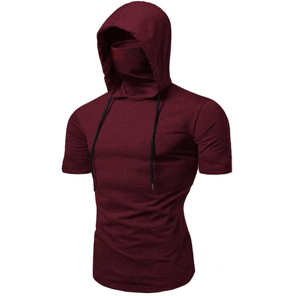 

Mens Hoodies Mask Skull Pullover Hip Hop Hooded Sweatshirt Tops Print Skeleton Halloween Cosplay Ninja Harajuku Black Tracksuit