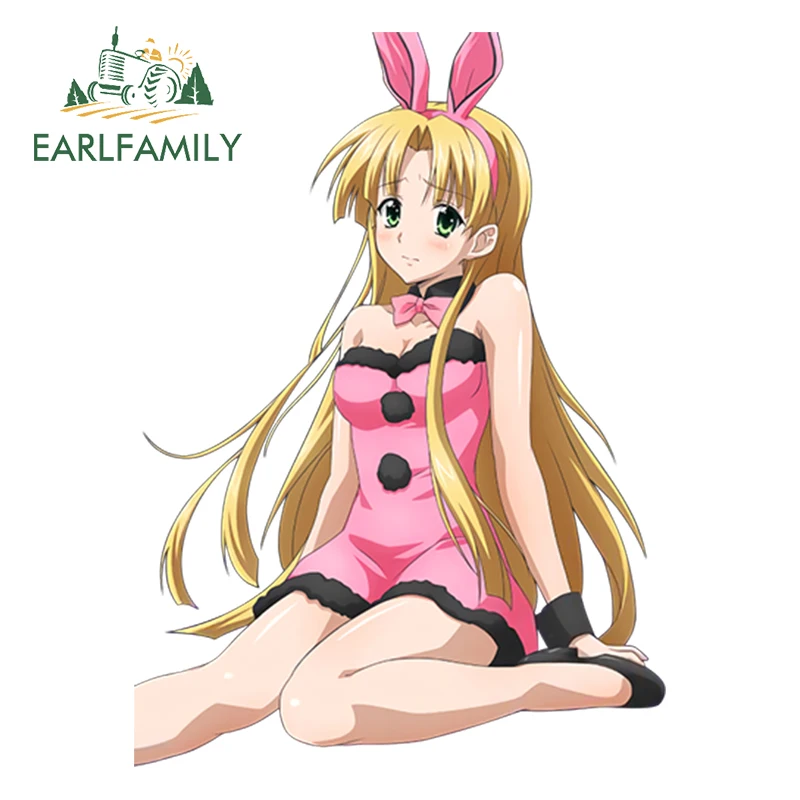 EARLFAMILY 13 см Стайлинг автомобиля супер сексуальная девушка старшая школа DxD Азия