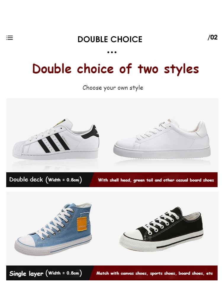 Super Quality Flat Sneaker Shoe Laces Flat Shoelaces for Sneaker Athletic Shoelace White Black Strings 70/90/100/120/140/160CM