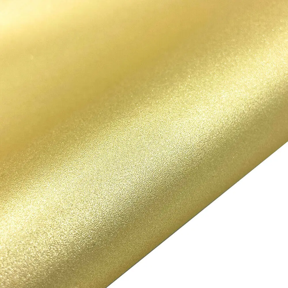 Со сверкающими золотистыми проклееные винил Стекло металл изготовление