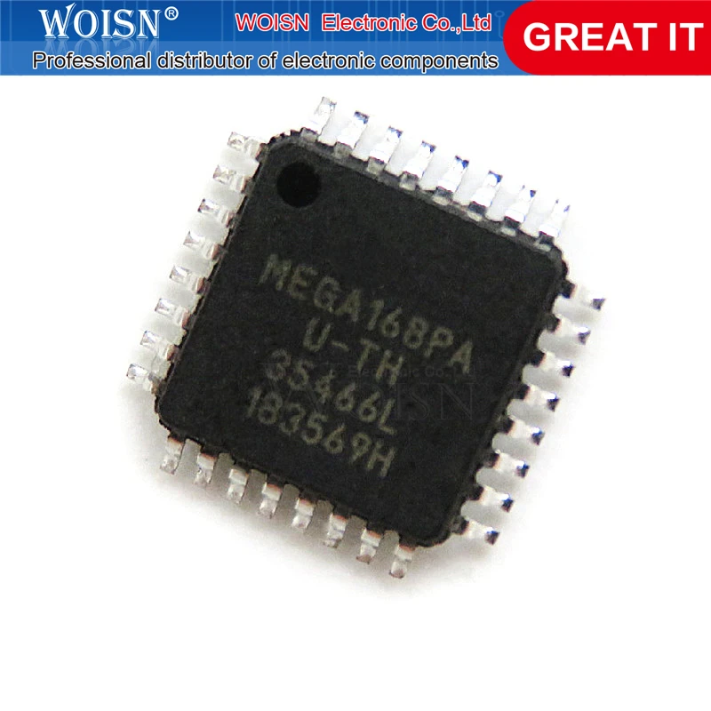 2 шт./лот ATMEGA168PA-AU MEGA168PA-AU ATMEGA168-20AU ATMEGA168V-10AU ATMEGA168 MEGA168PA TQFP-32 в наличии | Электронные