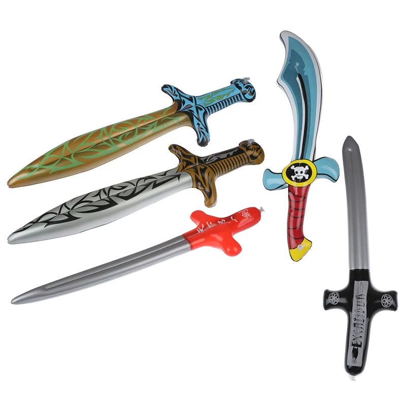 

1pc New Inflatable Pirate Swords Shape Anime Inflatable Swords Children Gifts Outdoor Toys Kids Garden Yard Toys Kids Toys