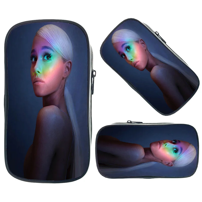 Сумка чехол Ariana Grande для карандашей кошелек с мультяшным принтом Студенческая