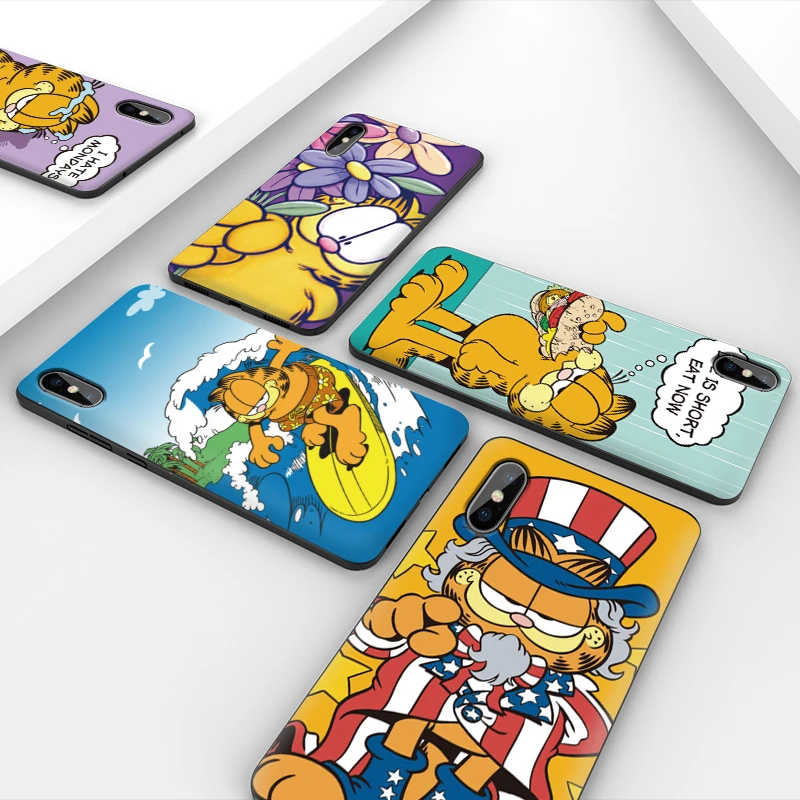 Гарфилд день рождения чехол для телефона iPhone 11 Pro Max X XS XR 8 7 6 5 s Plus Силиконовый ТПУ