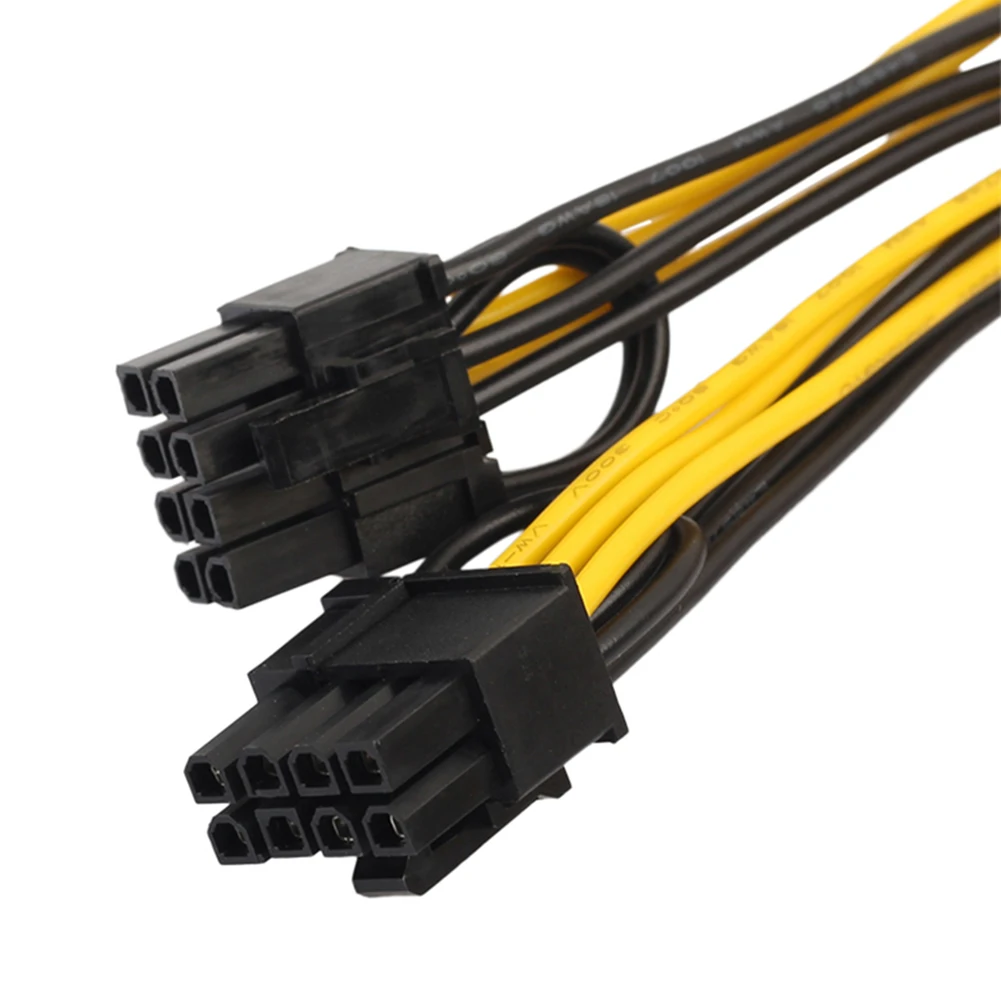 

VGA PCI Express Adapter PCI-E 6 Pin to Dual 8 Pin Power Splitter Cable Flexible Riser Card Extension Port Adapter