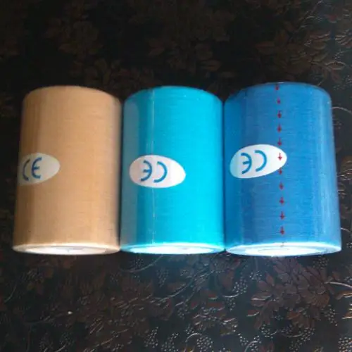 Спортивная Кинезиология KT kinesioTape 10 см x 5 м эластичные наклейки на мышцы клейкие